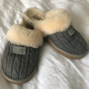 UGG Cozy Knit Slipper - Heathered Grey